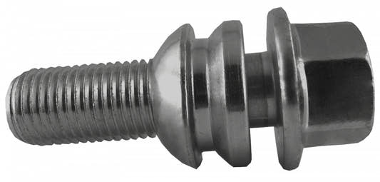 Jania Radschraube Kugelbund R14 M14x1,5x30 SW19 silber 20 Stk.