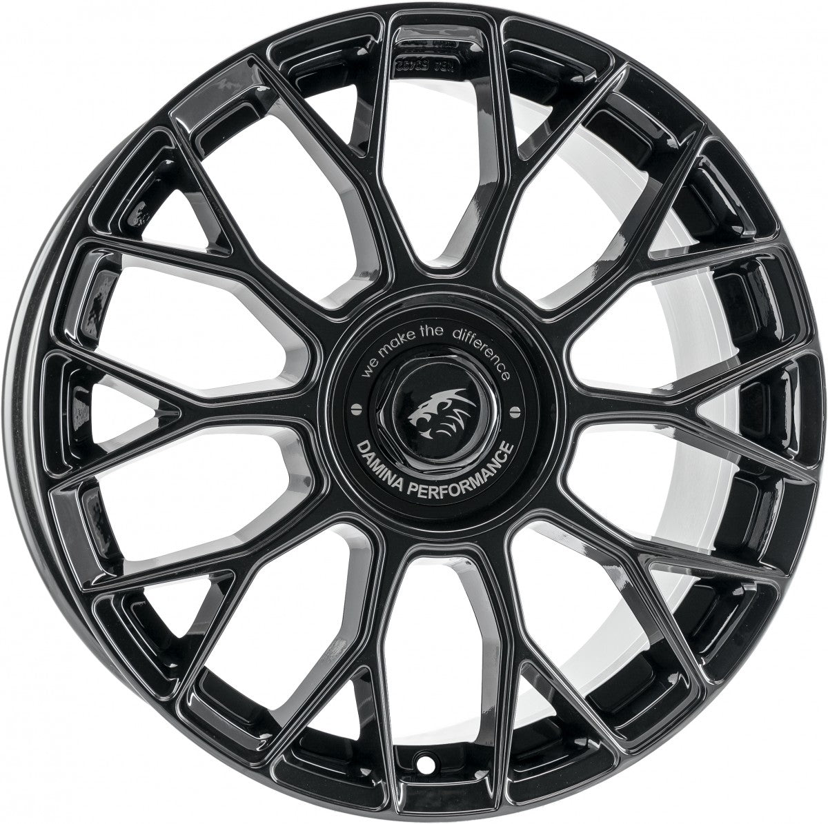 Damina Performance DM10 black - Inlay black 8.5x19 ET45 - LK5/112 ML72.6