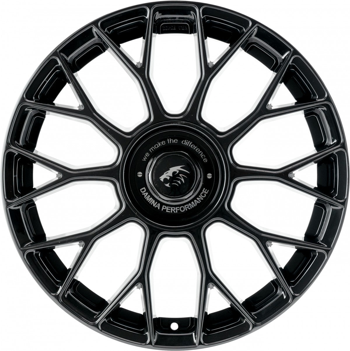 Damina Performance DM10 black - Inlay black 8.5x19 ET45 - LK5/112 ML72.6