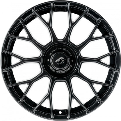 Damina Performance DM10 black - Inlay black 8.5x19 ET45 - LK5/112 ML72.6