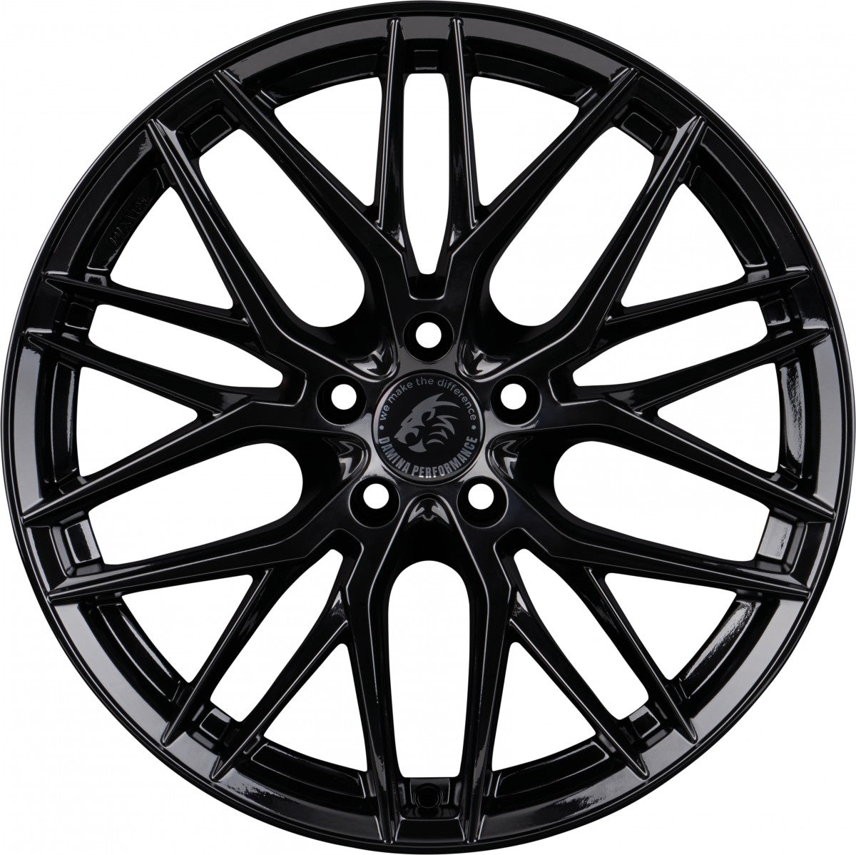 Damina Performance DM08 black 8.5x20 ET35 - LK5/112 ML66.6