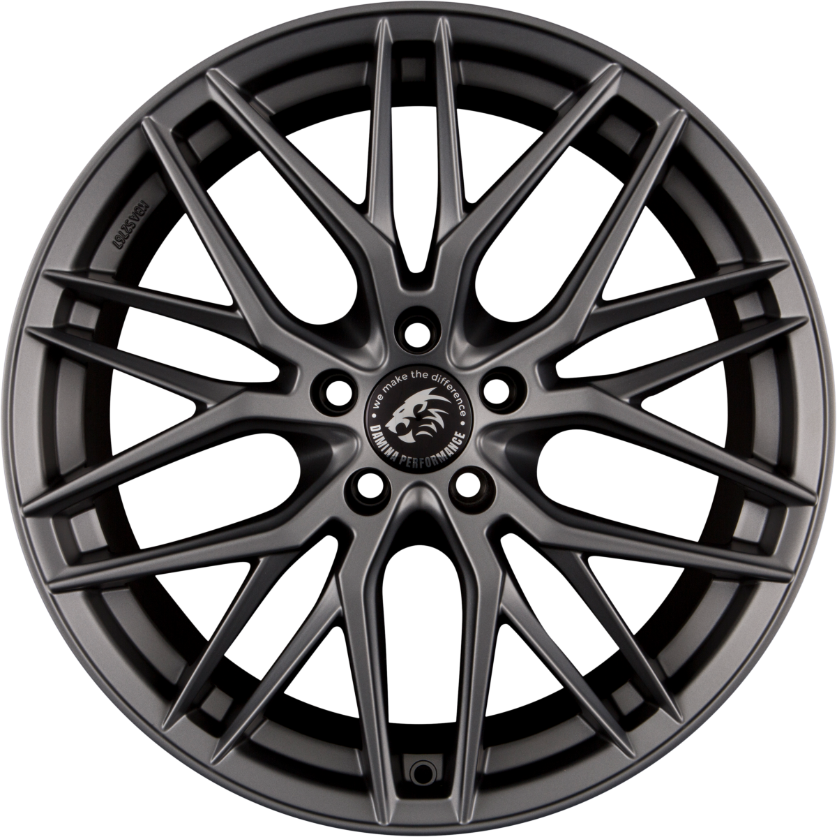 Damina Performance DM08 Matt Grey Painted Alufelge 8.5x20 Zoll ET35 LK 5x120 ML72.6 – Bild 3