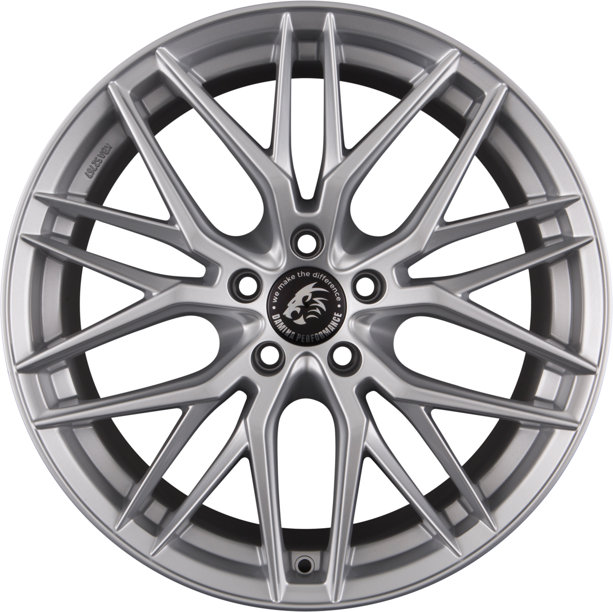 Damina Performance DM08 Silver Painted Alufelge 8.5x20 Zoll ET35 LK 5x120 ML72.6 – Bild 3