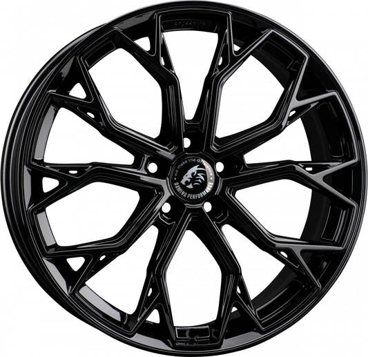 Damina Performance DM18 black painted Alufelge 8.5x19 Zoll ET35 LK 5x112 ML66.6