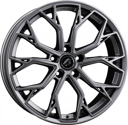 Damina Performance DM18 grey matt Alufelge 8.5x19 Zoll ET45 LK 5x112 ML66.6