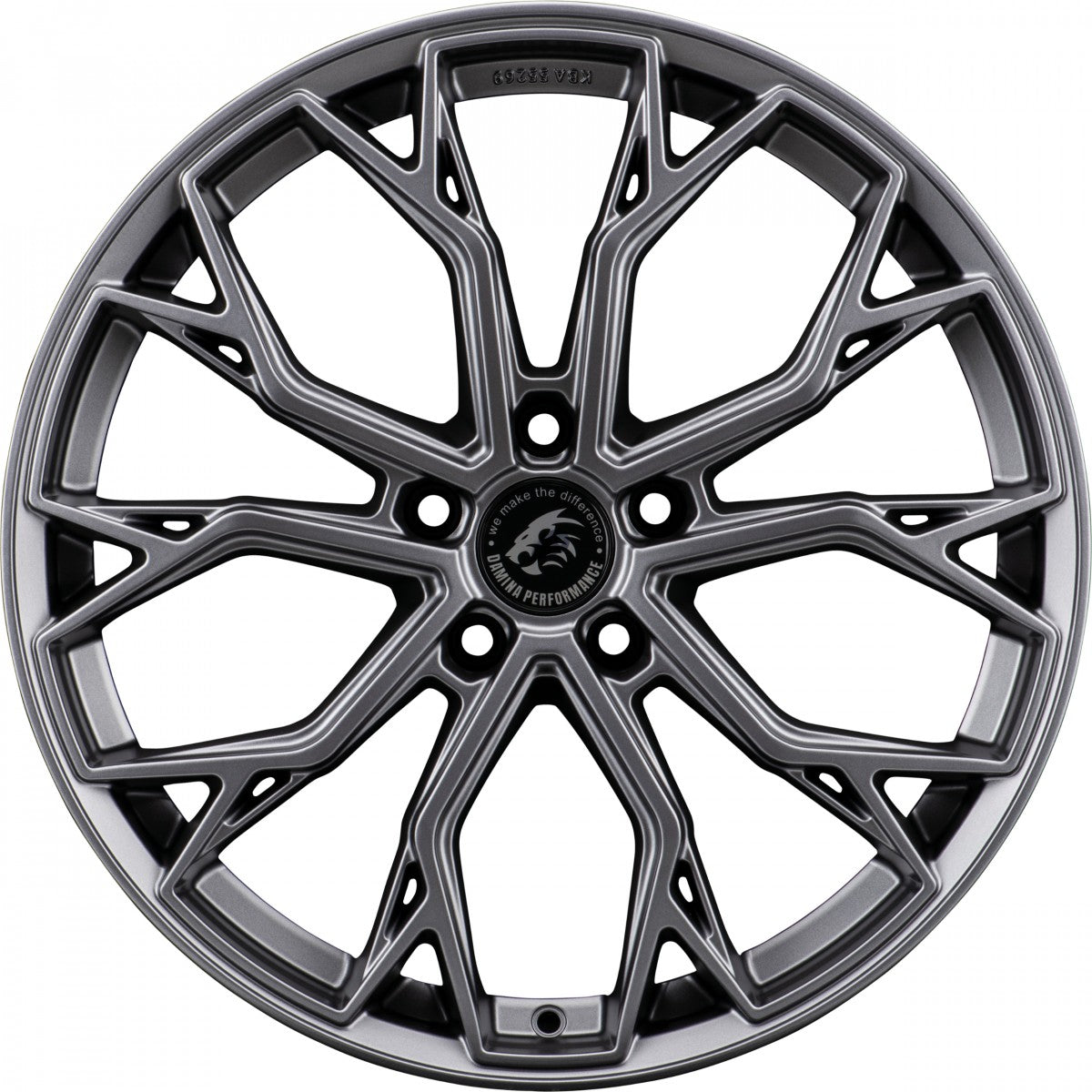 Damina Performance DM18 grey matt Alufelge 8.5x19 Zoll ET45 LK 5x112 ML66.6 – Bild 2