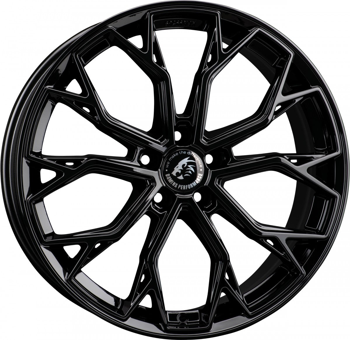 Damina Performance DM18 black painted 8.5x20 ET45 - LK5/112 ML66.6