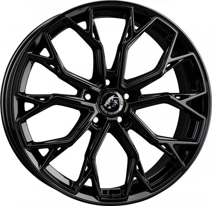 Damina Performance DM18 black painted 8.5x20 ET45 - LK5/112 ML66.6