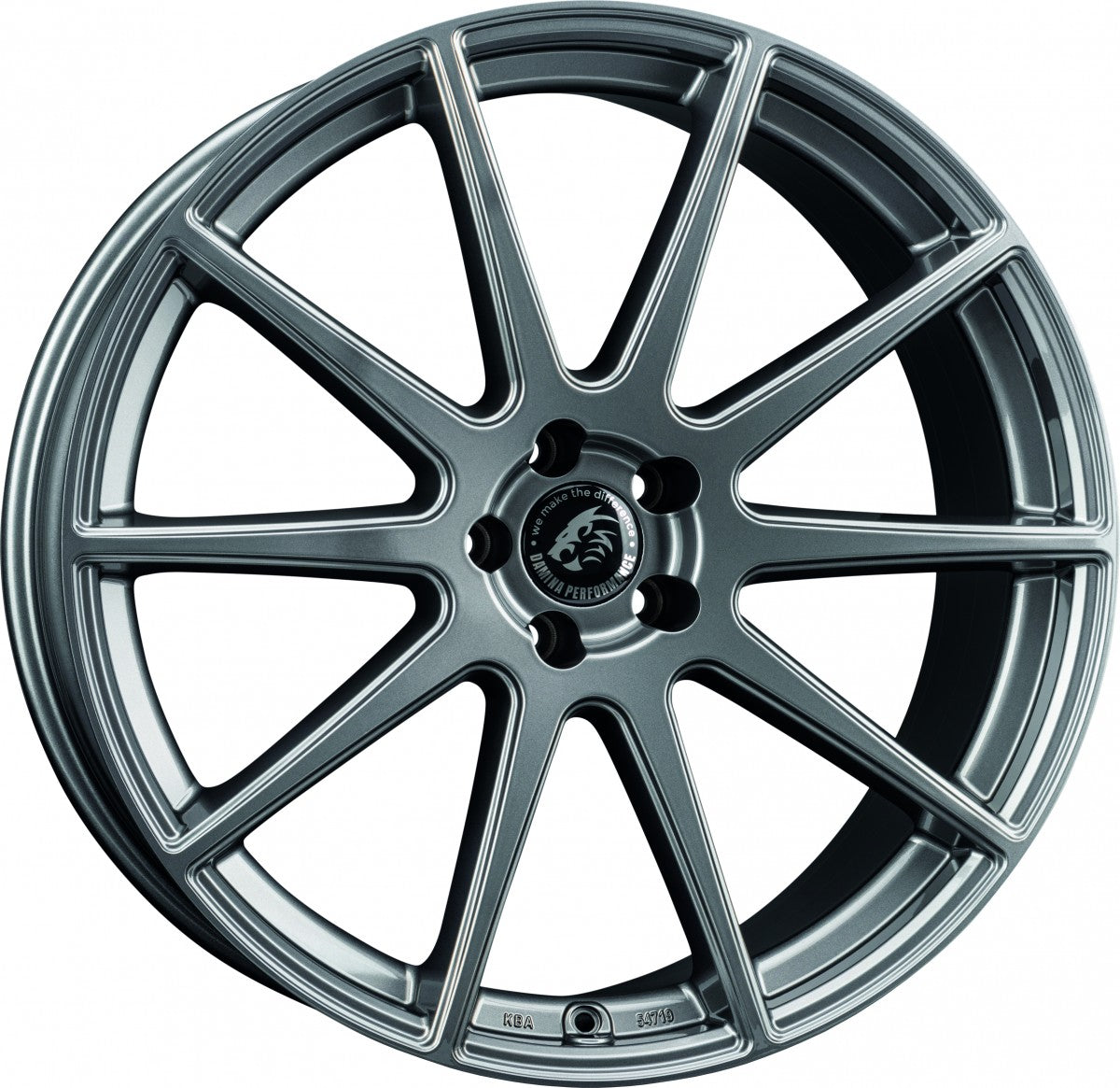Damina Performance DM19 anthrazit 10x22 ET45 - LK5/130 ML71.5
