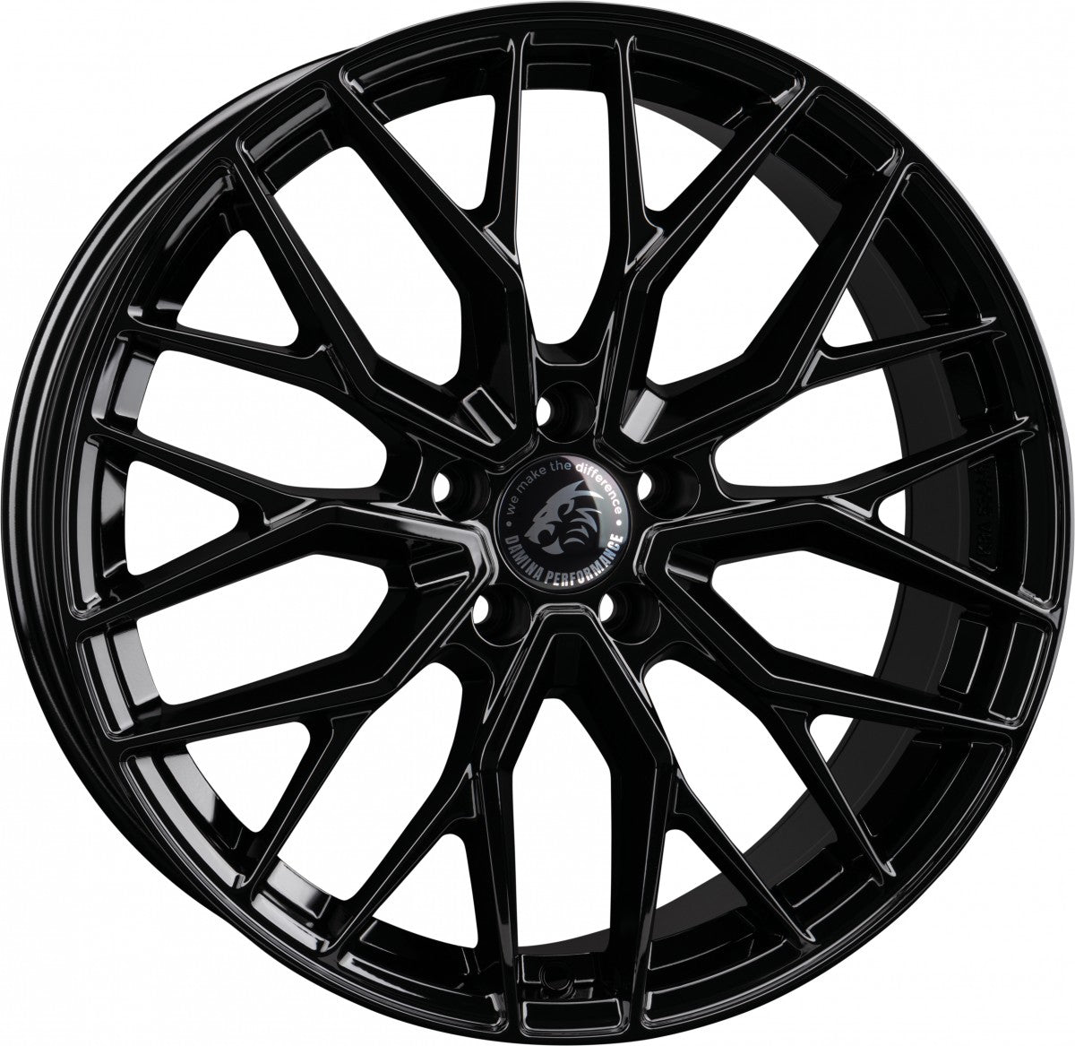 Damina Performance DM20 black 8.5x19 ET30 - LK5/112 ML66.6