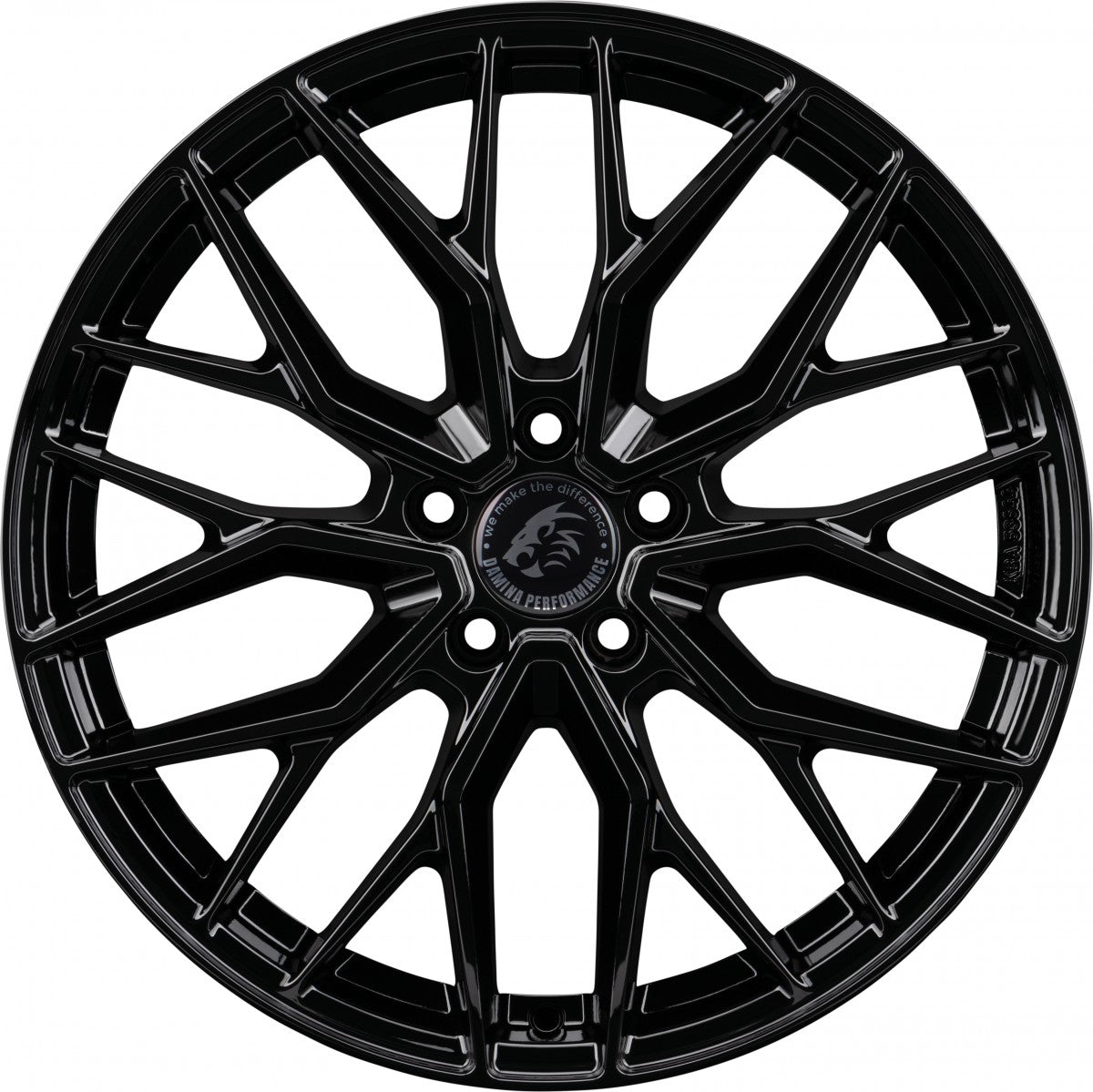 Damina Performance DM20 black 8.5x20 ET35 - LK5/112 ML66.6