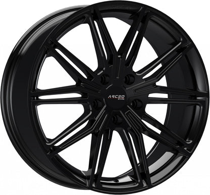 Arceo Wheels ASW05 glossy black 8x19 ET40 - LK5/108 ML73.1
