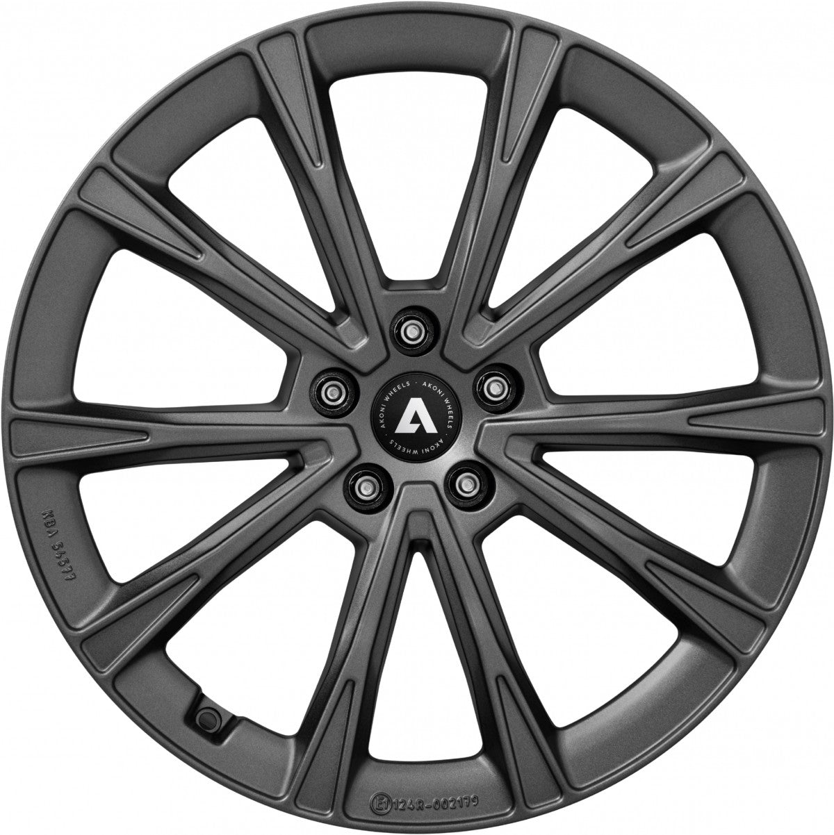 Akoni AK01 graphite matt 9x20 ET34 - LK5/114.3 ML64.1