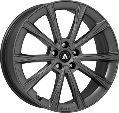 Akoni AK01 graphite matt 9.5x19 ET45 - LK5/114.3 ML64.1
