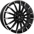 Akoni AK02 black polished Alufelge 7.5x18 Zoll ET51 LK 5x112 ML57.1