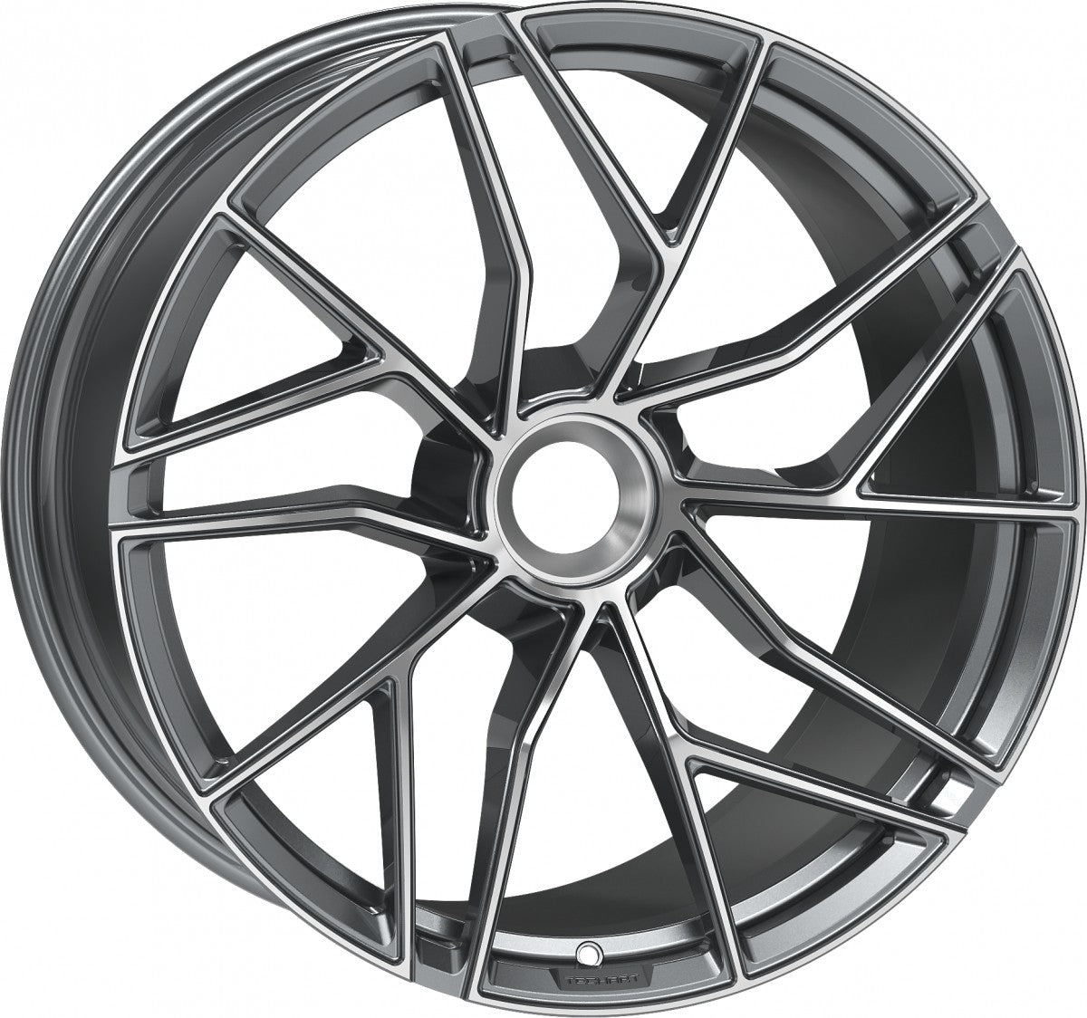 Proline Techart Formula VII Race grey polished Alufelge 12x21 Zoll ET42 LK 1x1 ML84