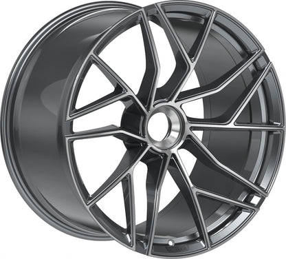 Proline Techart Formula VII Race grey polished Alufelge 12x21 Zoll ET42 LK 1x1 ML84 – Bild 3