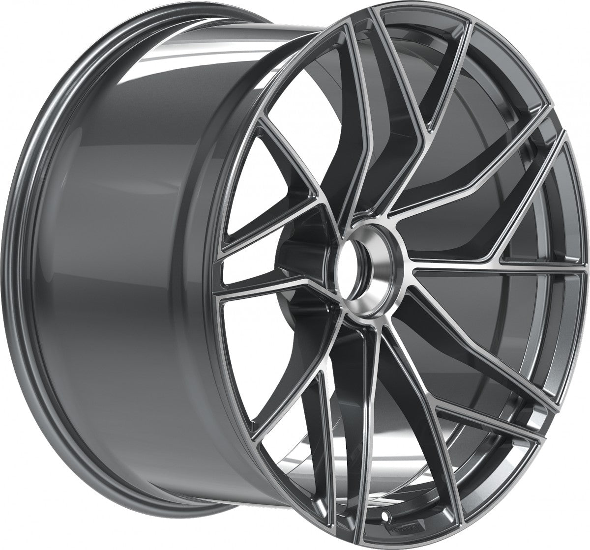 Proline Techart Formula VII Race grey polished Alufelge 12x21 Zoll ET42 LK 1x1 ML84 – Bild 4