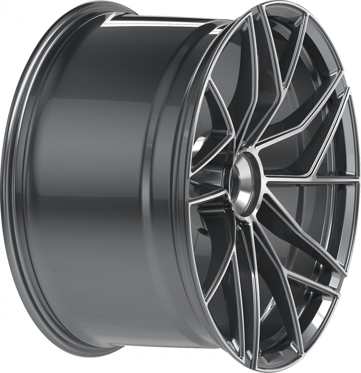 Proline Techart Formula VII Race grey polished Alufelge 12x21 Zoll ET42 LK 1x1 ML84 – Bild 5