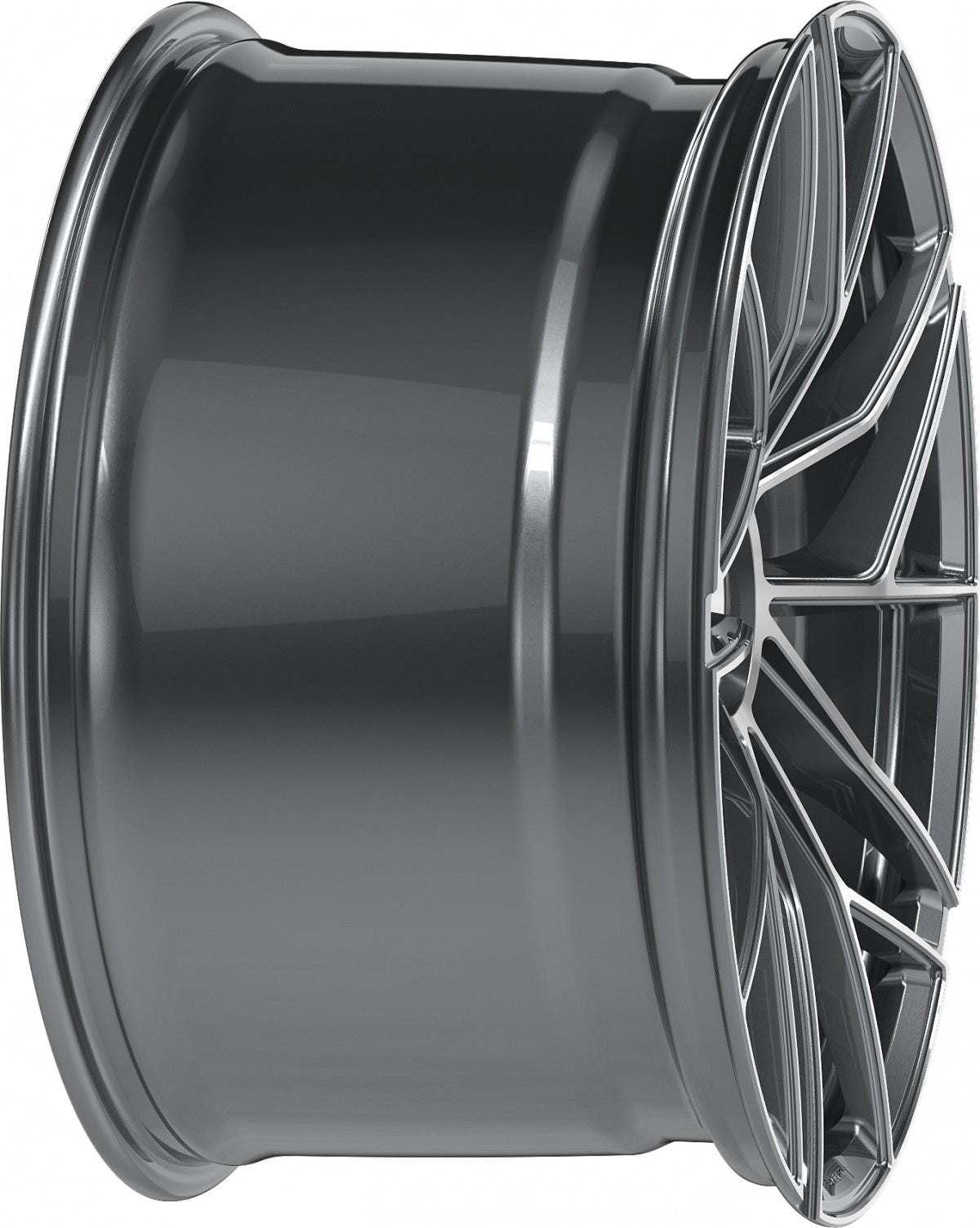 Proline Techart Formula VII Race grey polished Alufelge 12x21 Zoll ET42 LK 1x1 ML84 – Bild 6