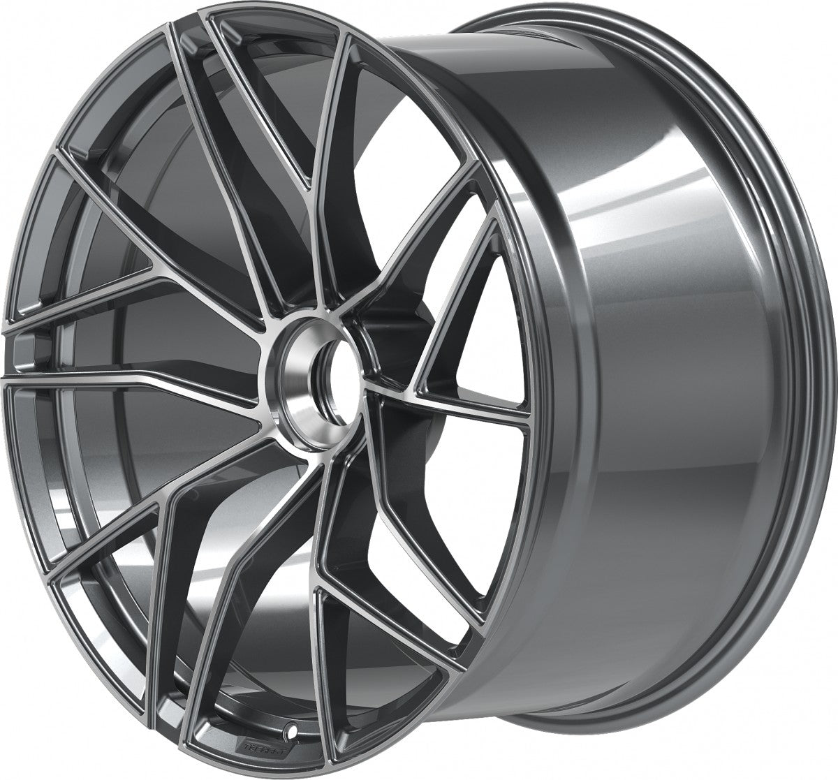 Proline Techart Formula VII Race grey polished Alufelge 12x21 Zoll ET42 LK 1x1 ML84 – Bild 9