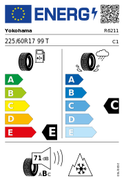 Yokohama Geolandar A/T (G015) 3PMSF OWL 225/60 R17 99T