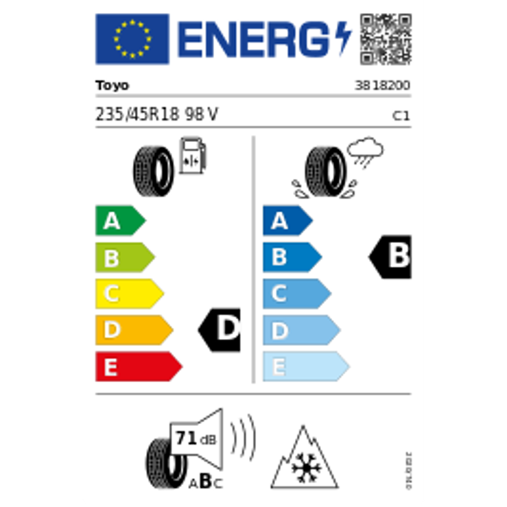 Toyo Snowprox S 954 XL M+S 3PMSF 235/45 R18 98V – Bild 3
