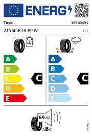 Toyo Proxes R51A 215/45 R18 89W