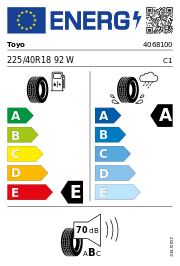 Toyo Proxes Comfort XL 225/40 R18 92W