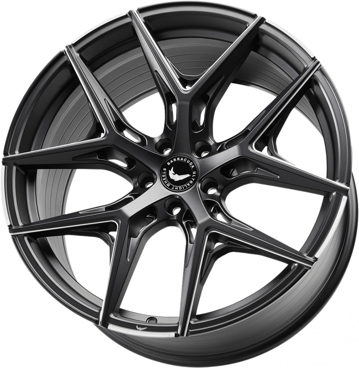 Barracuda Razzer mattblack PureSports gefräst Alufelge 9.5x21 Zoll ET35 LK 5x112 ML73.1 – Bild 5