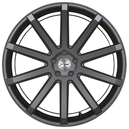 Corspeed Deville gunmetal / Undercut Color Trim weiss Alufelge 9x21 Zoll ET25 LK 5x112 ML73.1 – Bild 2
