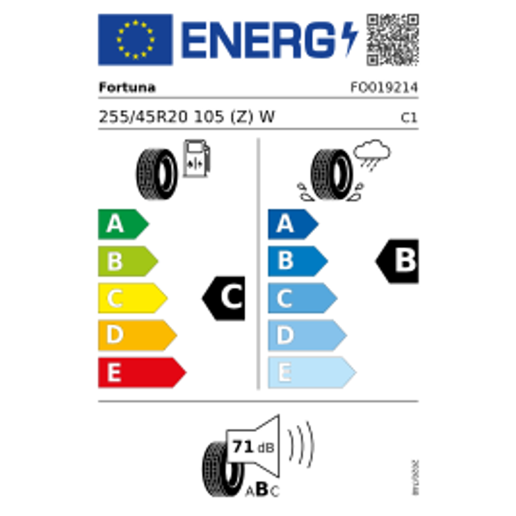 Fortuna Ecoplus 255/45 R20 105W – Bild 2