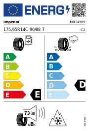 Imperial Snowdragon VAN 6PR M+S 3PMSF 175/65 R14 90/88T