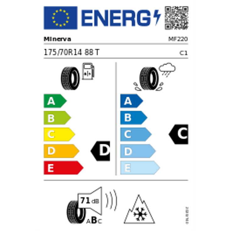 Minerva All Season Master XL 3PMSF 175/70 R14 88T – Bild 3