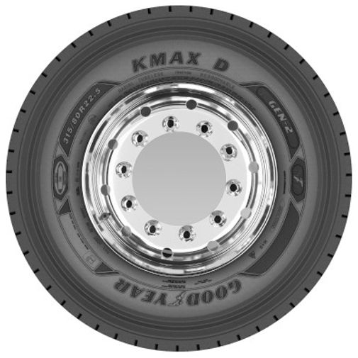 Goodyear Kmax D Gen-2 295/55 R22.5 147K – Bild 2