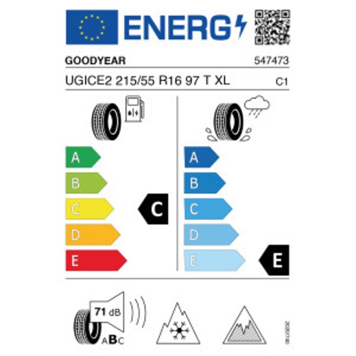 Goodyear Ultra Grip Ice 2 215/55 R16 97T – Bild 2