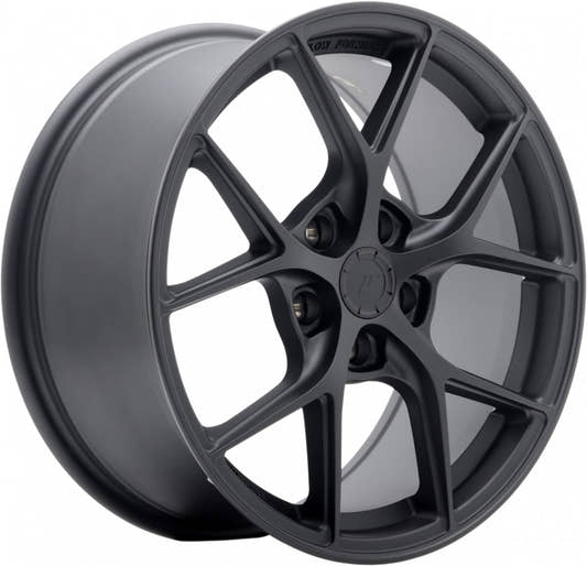 Japan Racing Wheels SL-01 matt gun metal Alufelge 8x17 Zoll ET35 LK 5x100 ML67.1