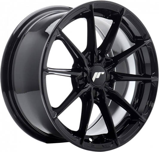 Japan Racing Wheels JR37 gloss black Alufelge 8x17 Zoll ET40 LK 5x112 ML66.6