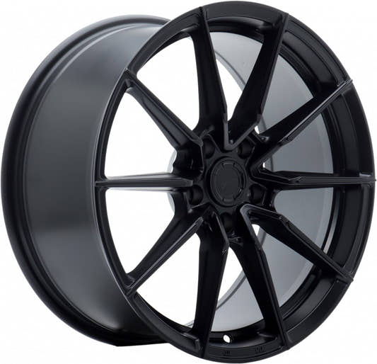 Japan Racing Wheels SL-02 matt black Alufelge 8.5x18 Zoll ET42 LK 5x114.3 ML72.6