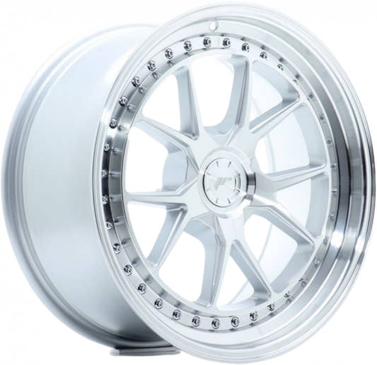 Japan Racing Wheels JR39 silver machined face Alufelge 8.5x19 Zoll ET35 LK 5x112 ML66.6
