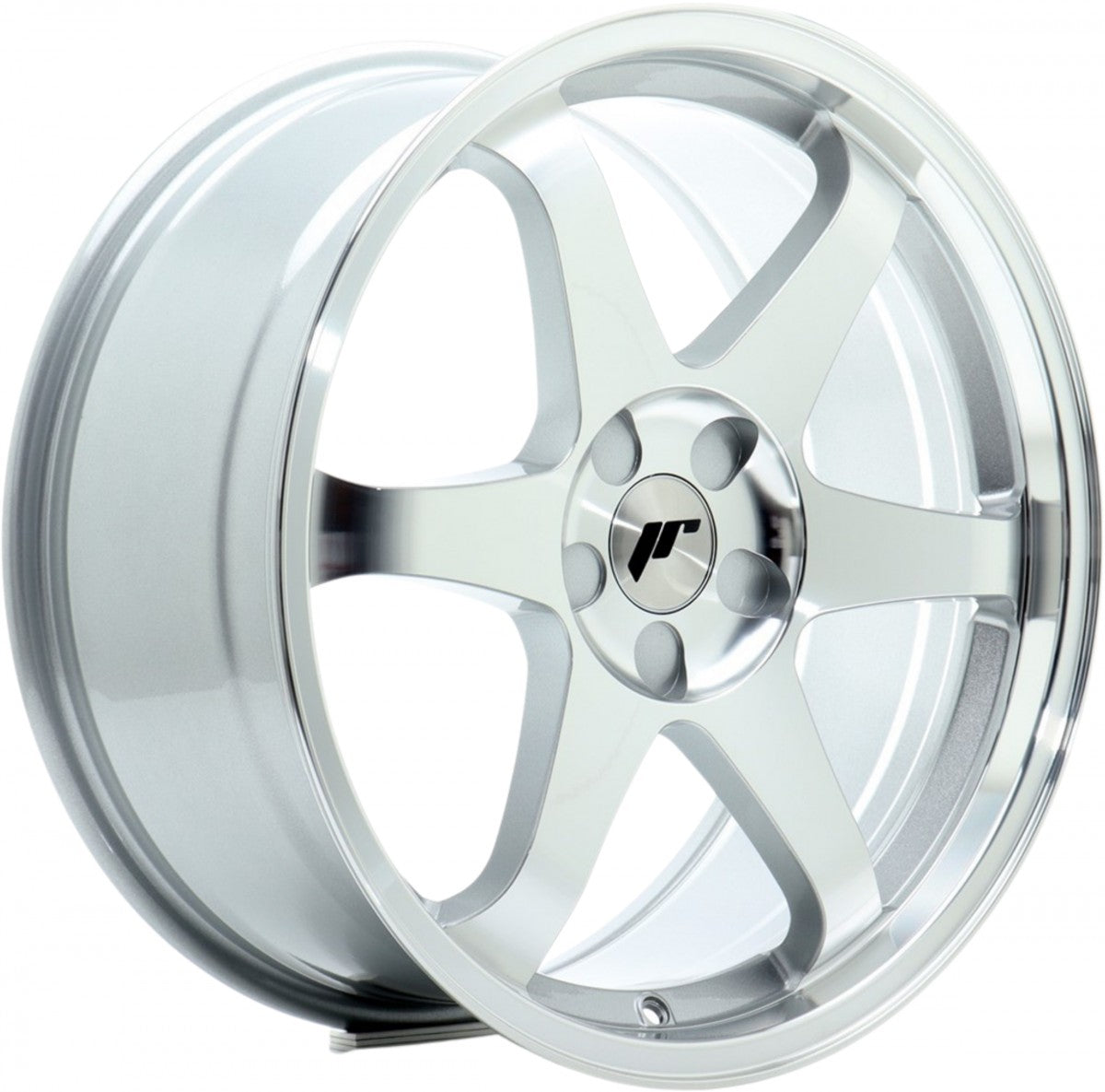 Japan Racing Wheels JR3 silver machined 8x18 ET40 - LK5/114.3 ML72.6