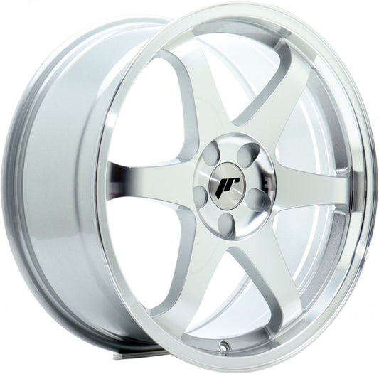Japan Racing Wheels JR3 silver machined 8x18 ET40 - LK5/114.3 ML72.6