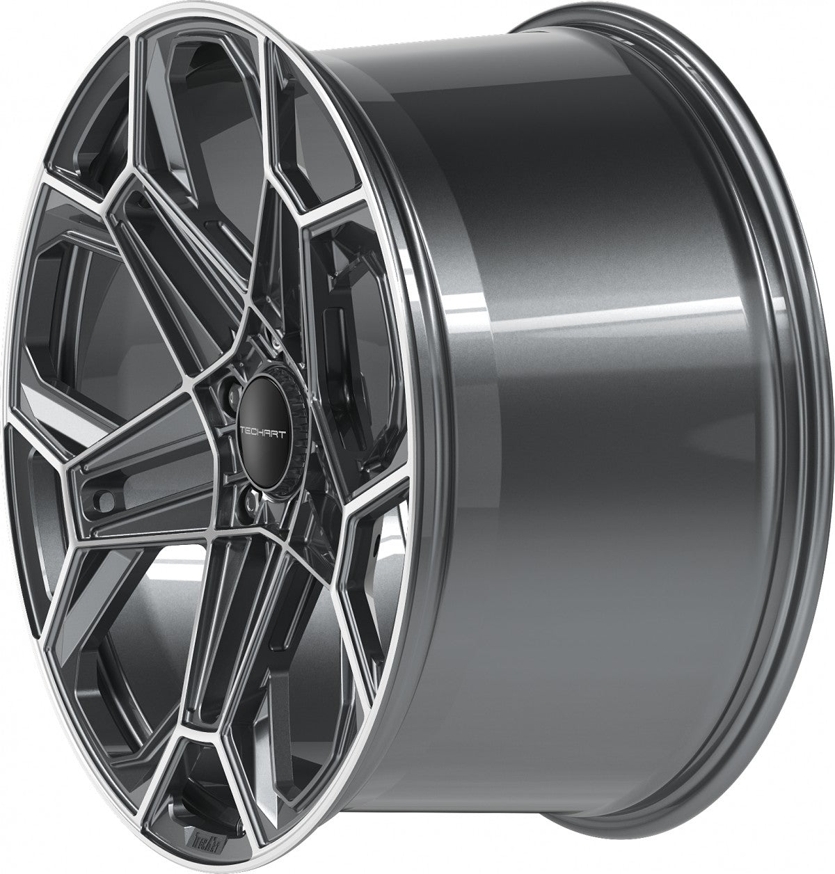 Proline Techart Daytona II grey polished Alufelge 11.5x22 Zoll ET58 LK 5x130 ML71.5 – Bild 10