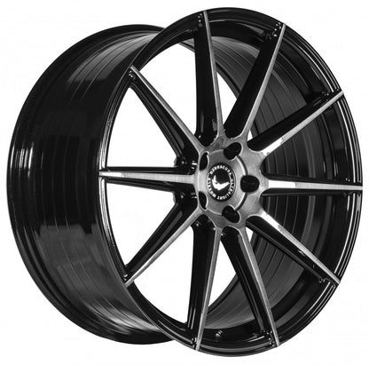 Barracuda Project 2.0 higloss-black brushed surface Alufelge 10.5x21 Zoll ET20 LK 5x112 ML73.1 – Bild 3