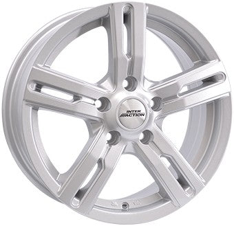 Inter Action Kargin silber Alufelge 6.5x16 Zoll ET50 LK 5x160 ML72.6