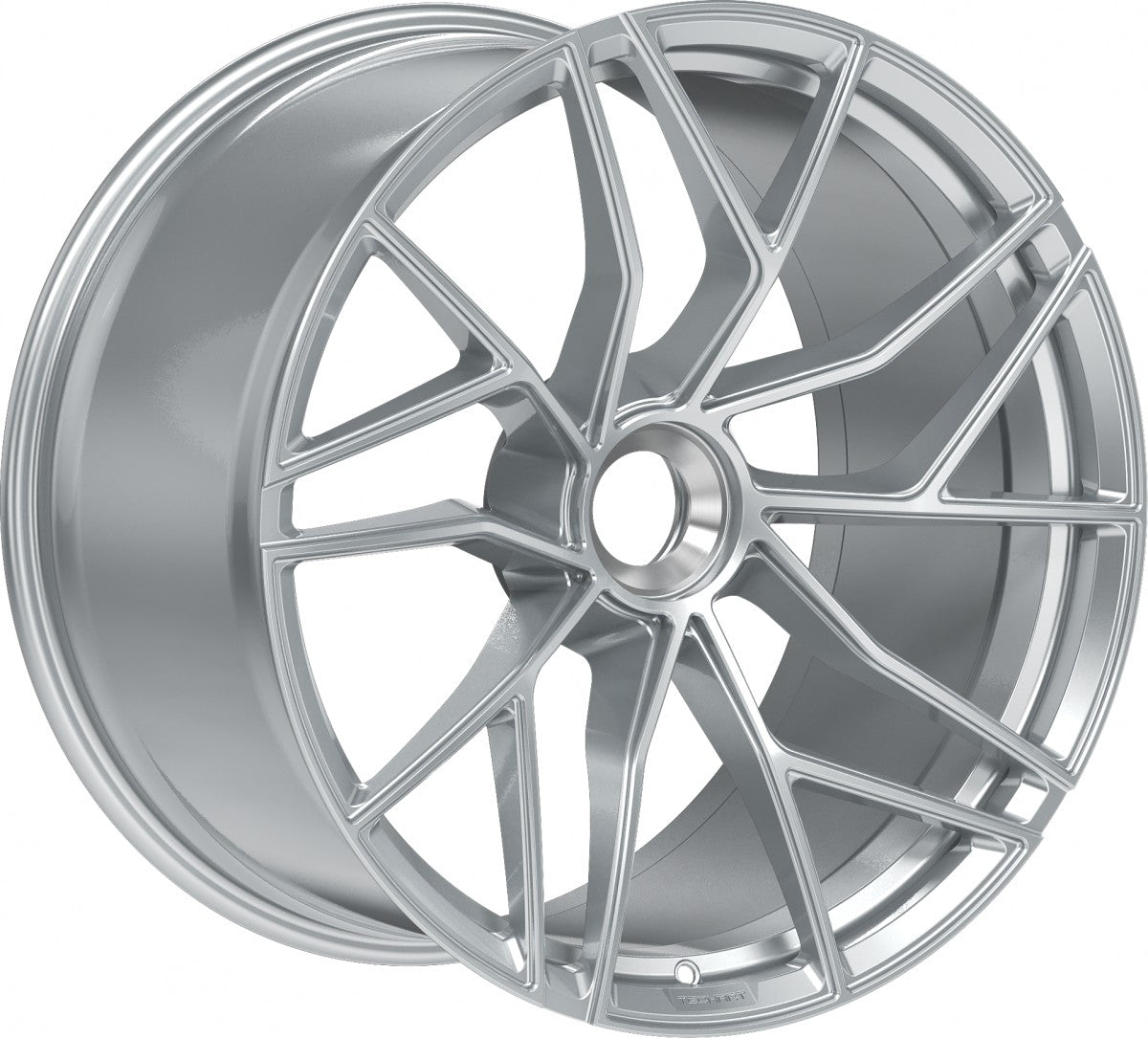 Proline Techart Formula VII Race arctic silver Alufelge 12x21 Zoll ET42 LK 1x1 ML84 – Bild 3