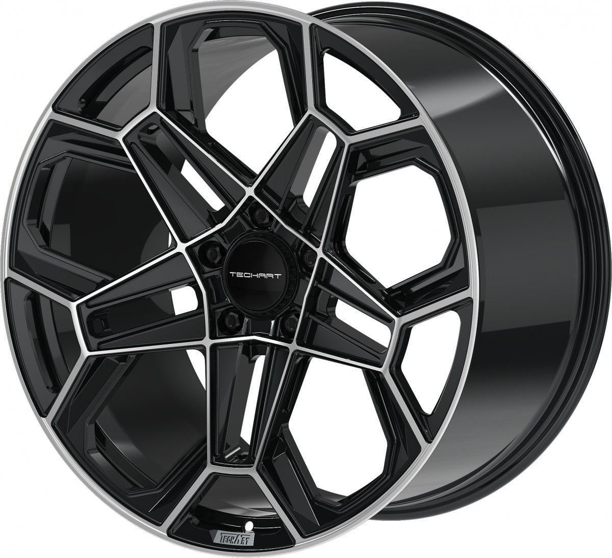 Proline Techart Daytona II black polished Alufelge 11.5x21 Zoll ET62 LK 5x130 ML71.5 – Bild 8