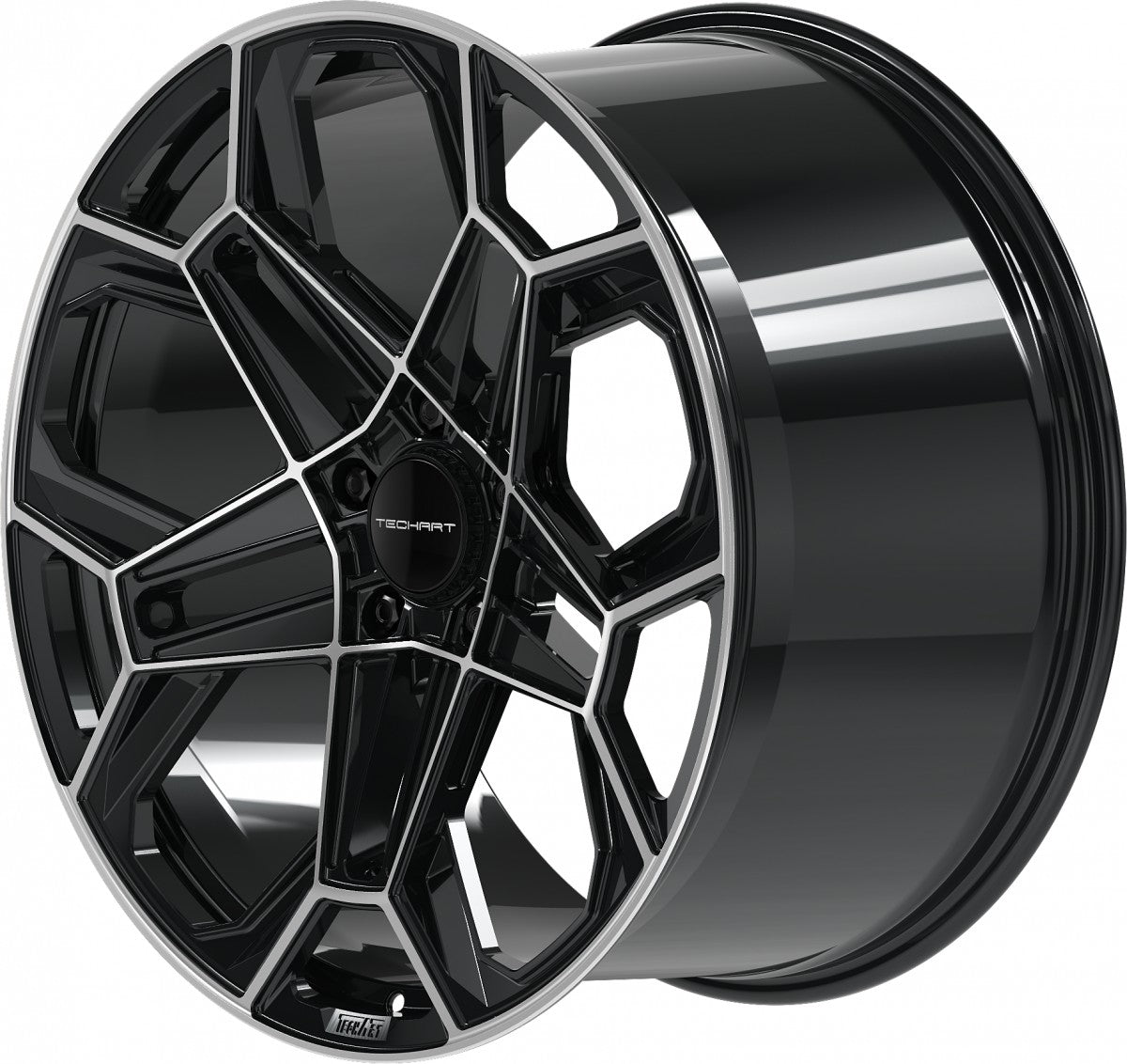Proline Techart Daytona II black polished Alufelge 11.5x21 Zoll ET62 LK 5x130 ML71.5 – Bild 9