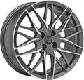 MSW 50/4 gun metal poliert Alufelge 7x17 Zoll ET42 LK 4x100 ML63.3