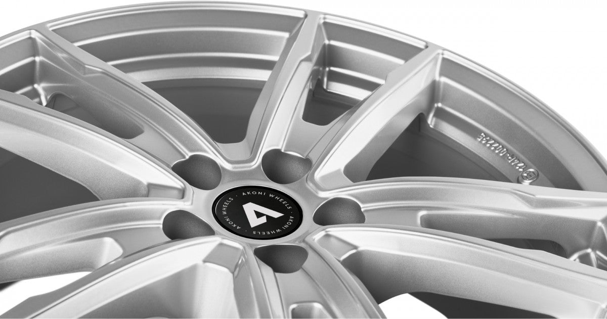Akoni AK08 silver Alufelge 5.5x15 Zoll ET45 LK 5x112 ML57.1 – Bild 4